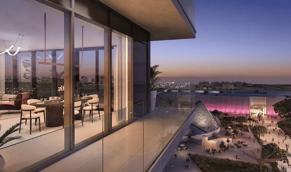Manarat Living residential community in Saadiyat Island Abu Dhabi featuring modern apartment living